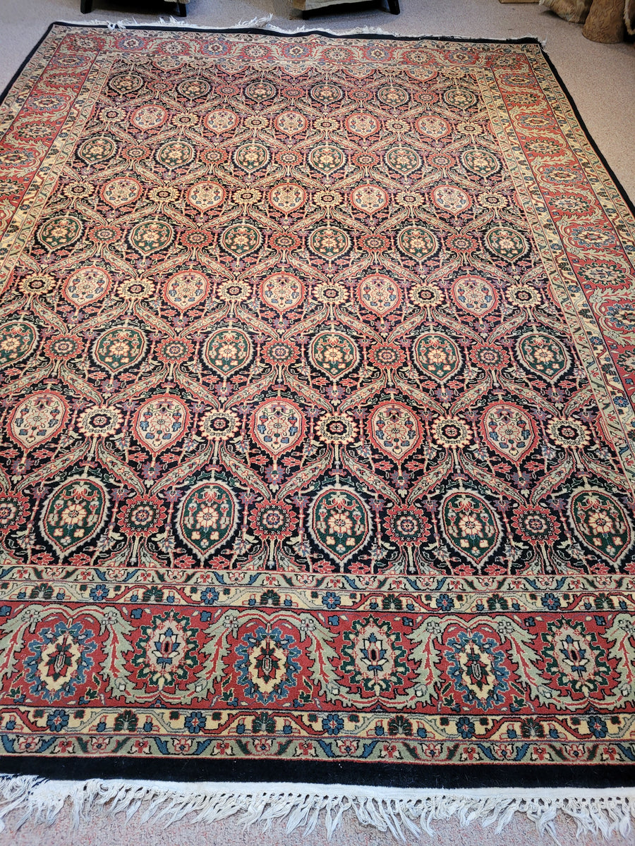 Indian Tabriz Rug pasadenarugs