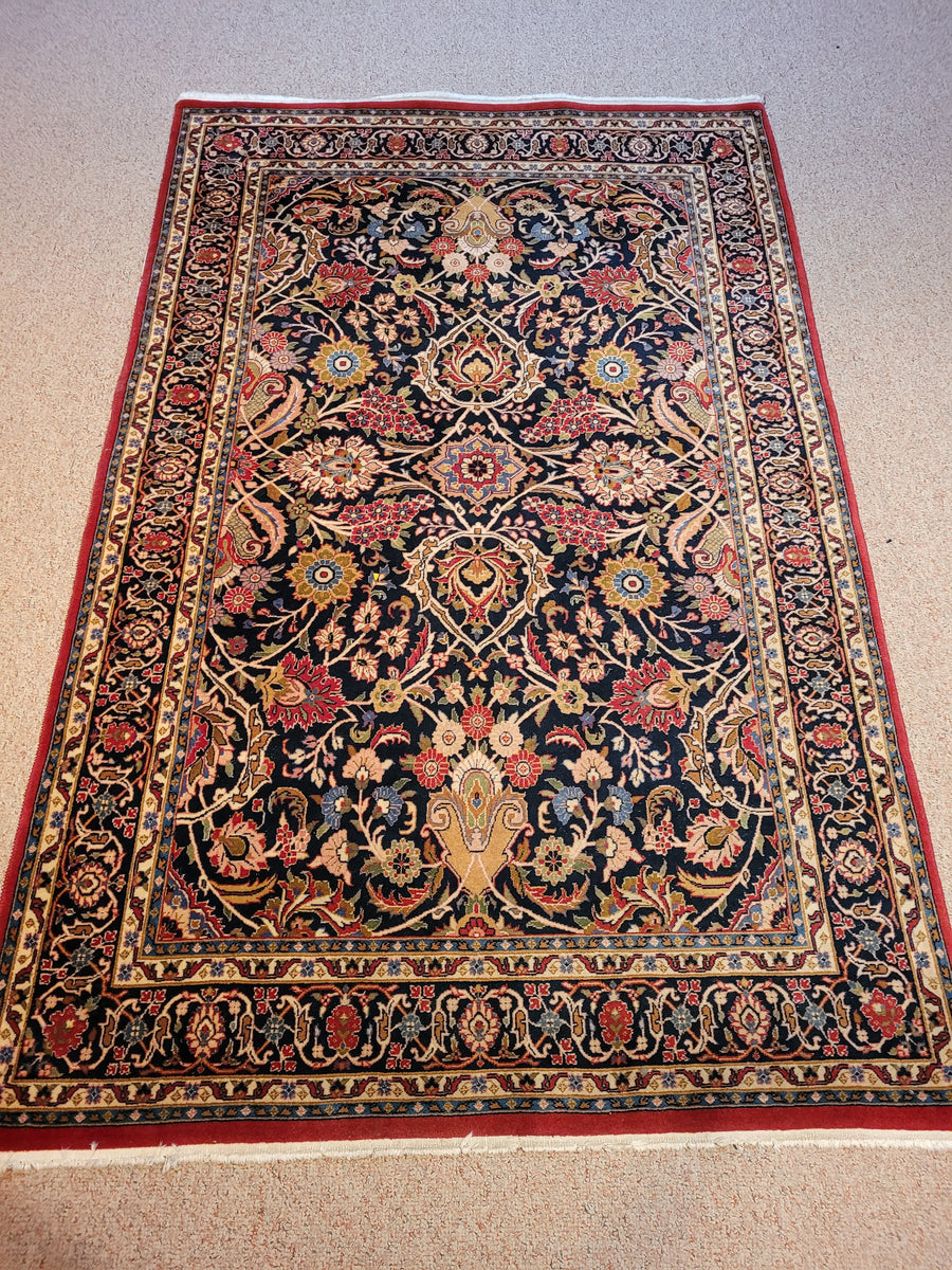 Persian Kashan Rug 1960s pasadenarugs