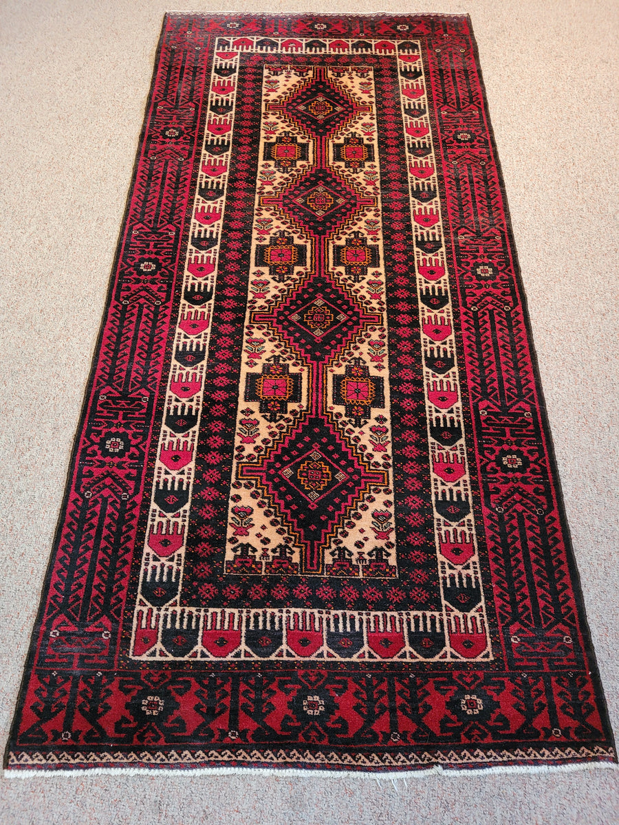 Persian Afgan Rug 1970s pasadenarugs