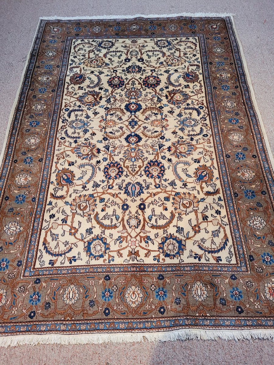 Persian Kashan Rug 1940s pasadenarugs