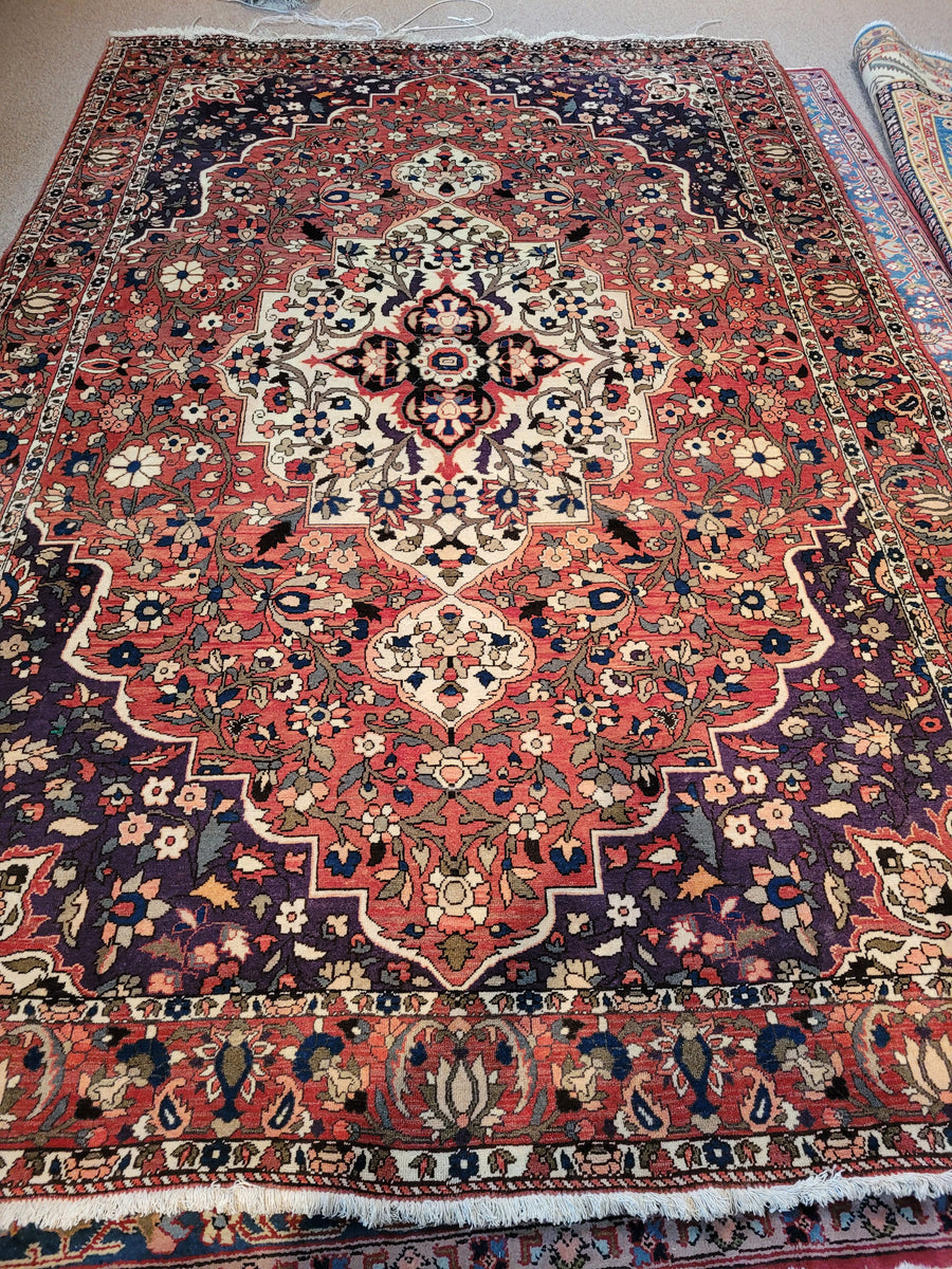 Persian Mashad Rug 1940s pasadenarugs