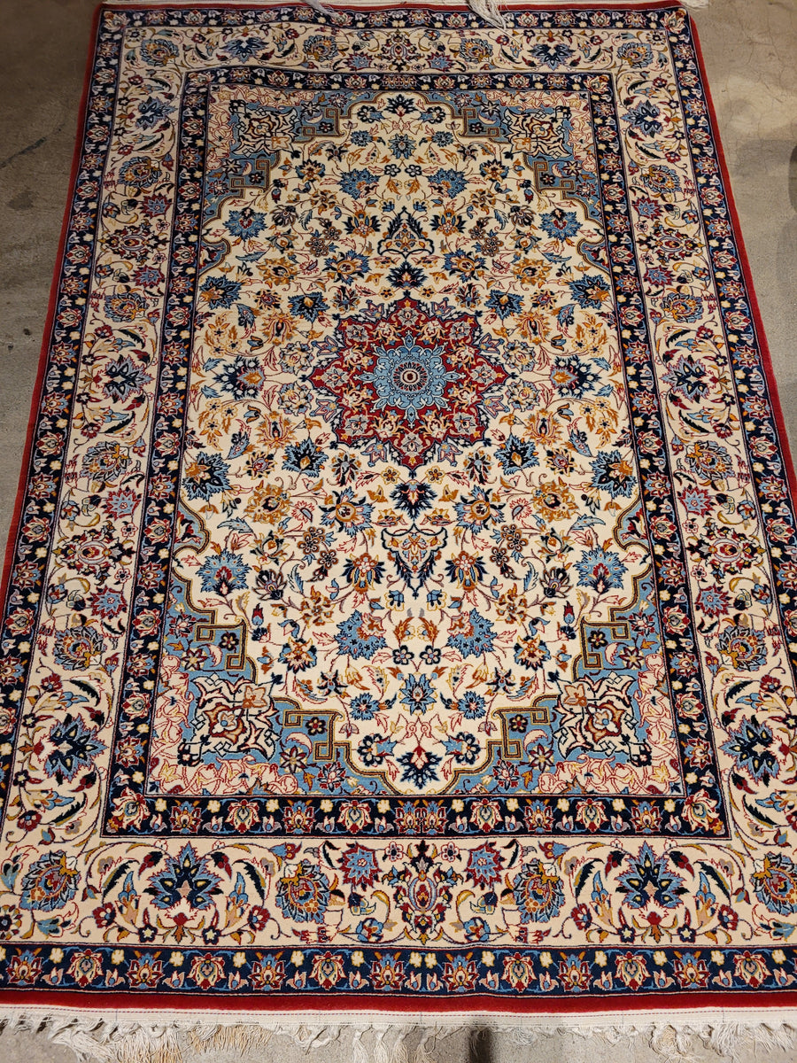 Persian Isfahan Rug 1960s pasadenarugs