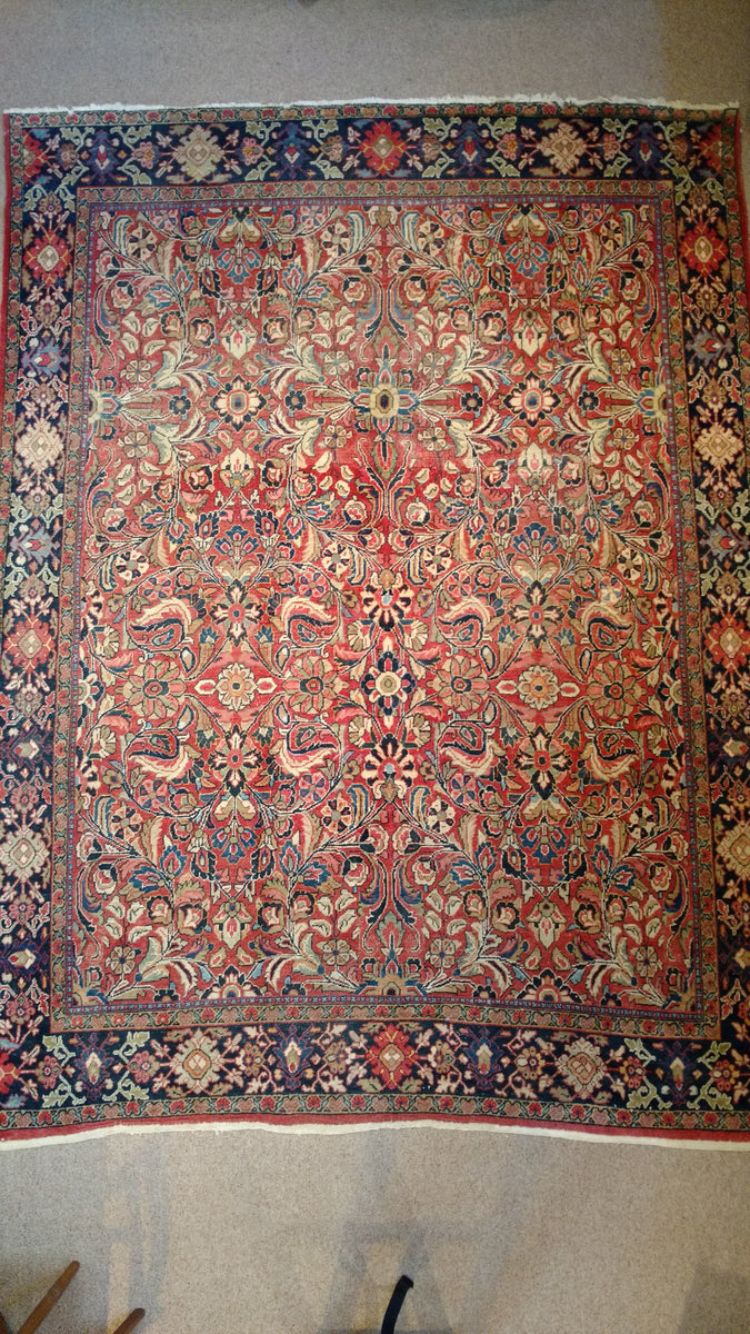 Persian Mahal Rug 1940's pasadenarugs