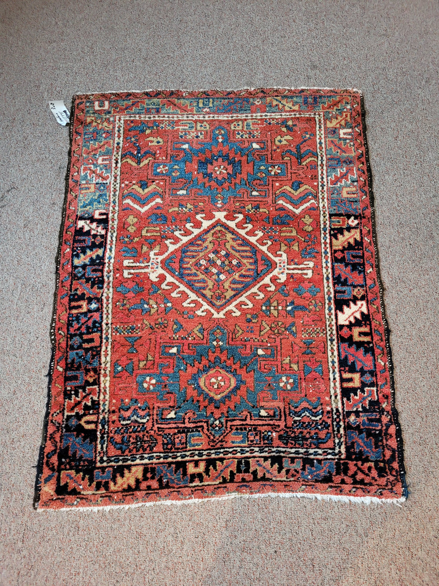 Persian Heriz Rug 1930s pasadenarugs