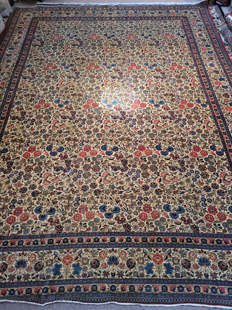 Persian Kashan Rug 1930s pasadenarugs